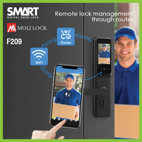 Smart Digital Lock Molilock รุ่น F209 - Image 5