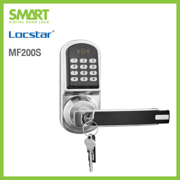 Smart Digital Lock รุ่น MF200S กลอนดิจิตอล เปลี่ยนแทนลูกบิด รหัส การ์ด - Image 2