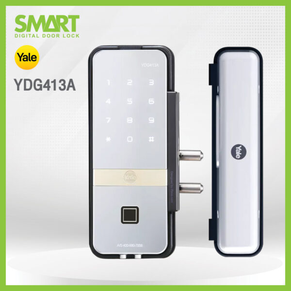 Smart Digital Lock Yale YDG413A Glass Door Lock - Image 2