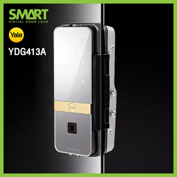 Smart Digital Lock Yale YDG413A Glass Door Lock - Image 7