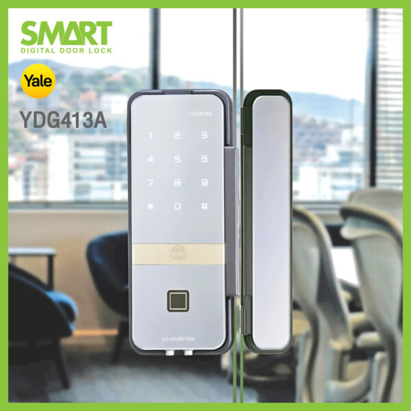 Smart Digital Lock Yale YDG413A Glass Door Lock - Image 3