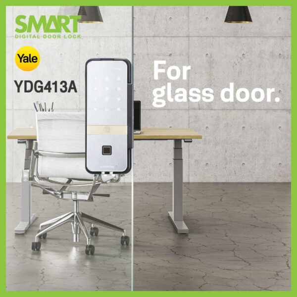 Smart Digital Lock Yale YDG413A Glass Door Lock - Image 4