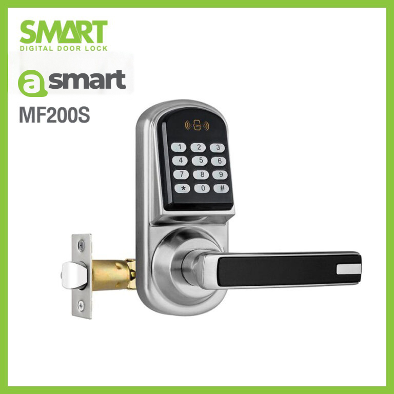 Smart Digital Lock รุ่น MF200S กลอนดิจิตอล เปลี่ยนแทนลูกบิด รหัส การ์ด - Image 5