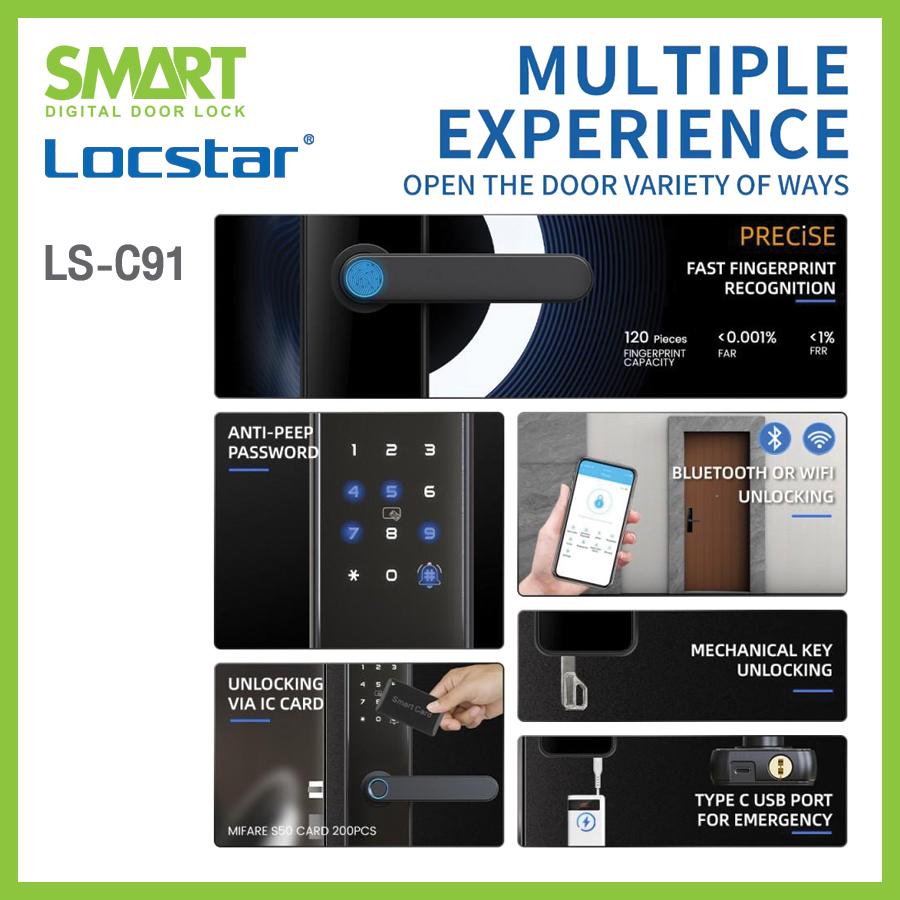 Smart Digital Lock C91 - Image 4