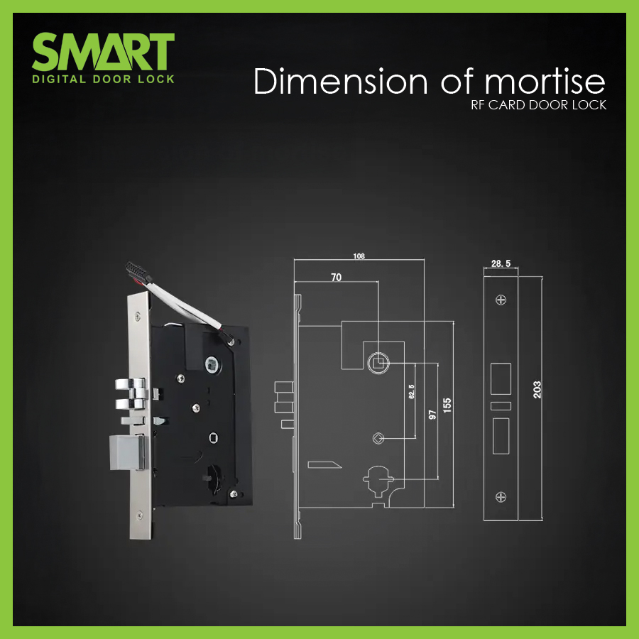 Smart Digital Hotel Lock รุ่น AH116C - Image 7