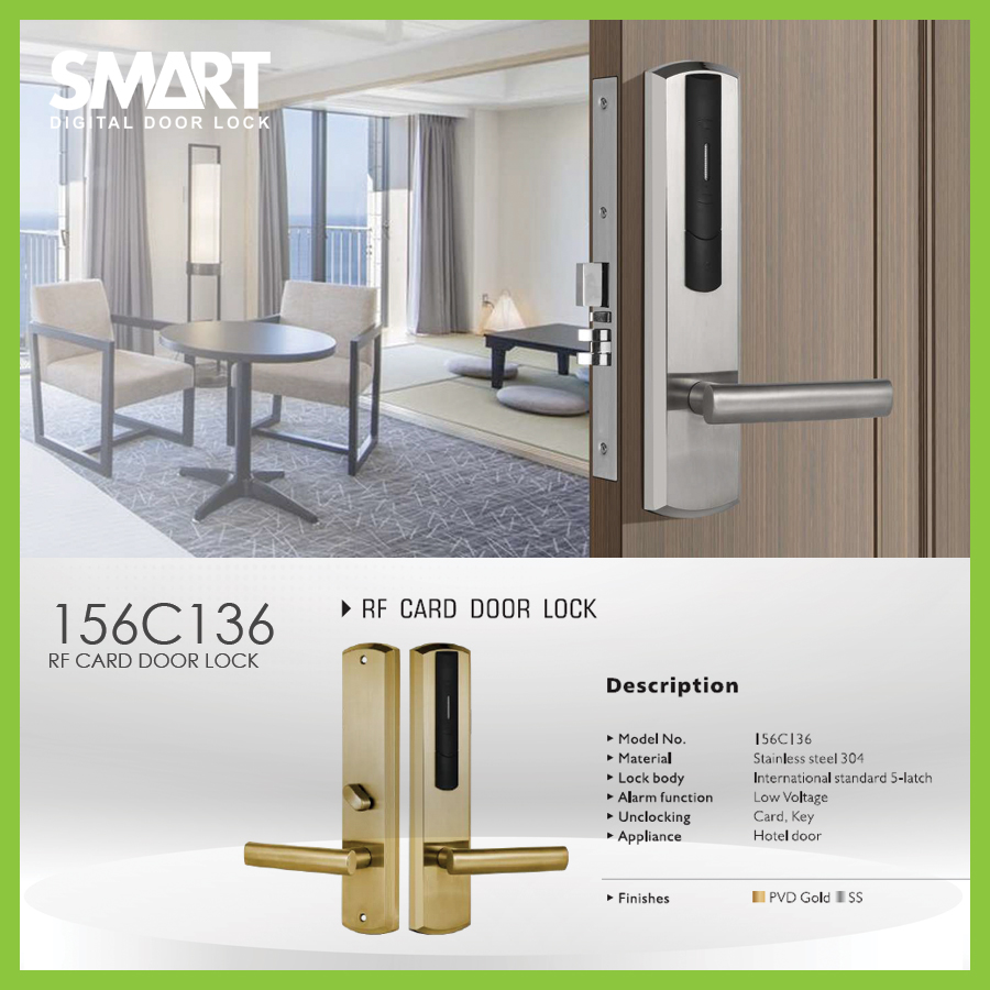 Smart Digital Hotel Lock รุ่น AH156 - Image 6