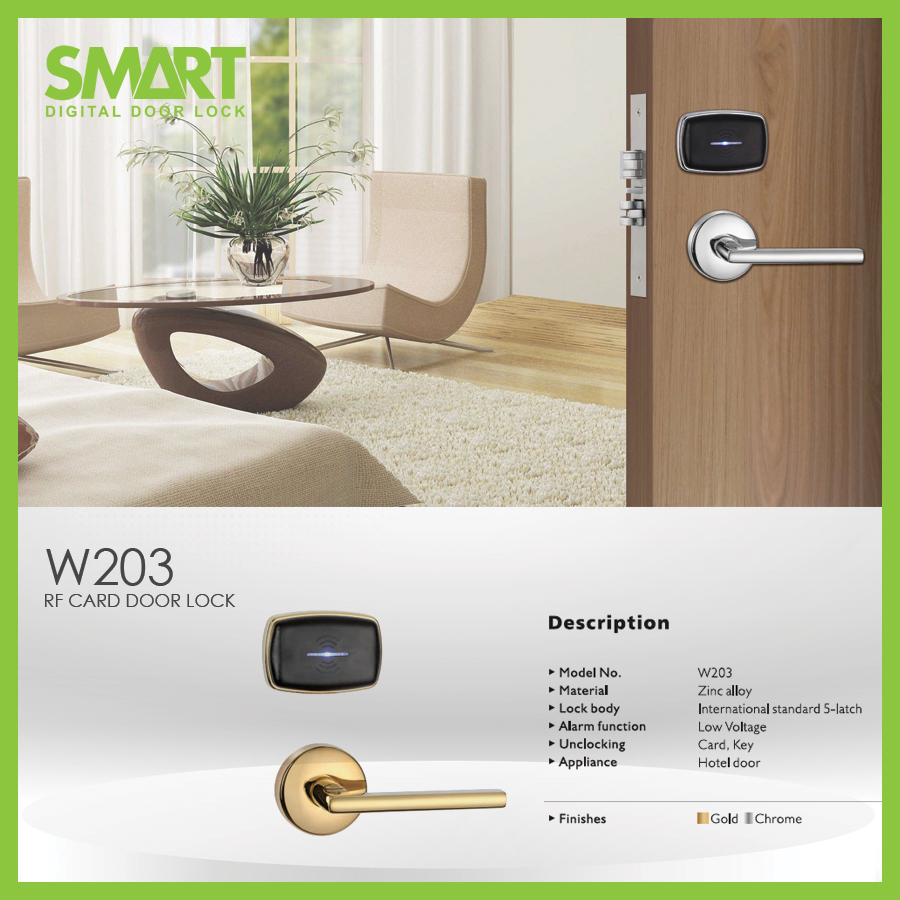 Smart Digital Hotel Lock รุ่น AH203 - Image 6