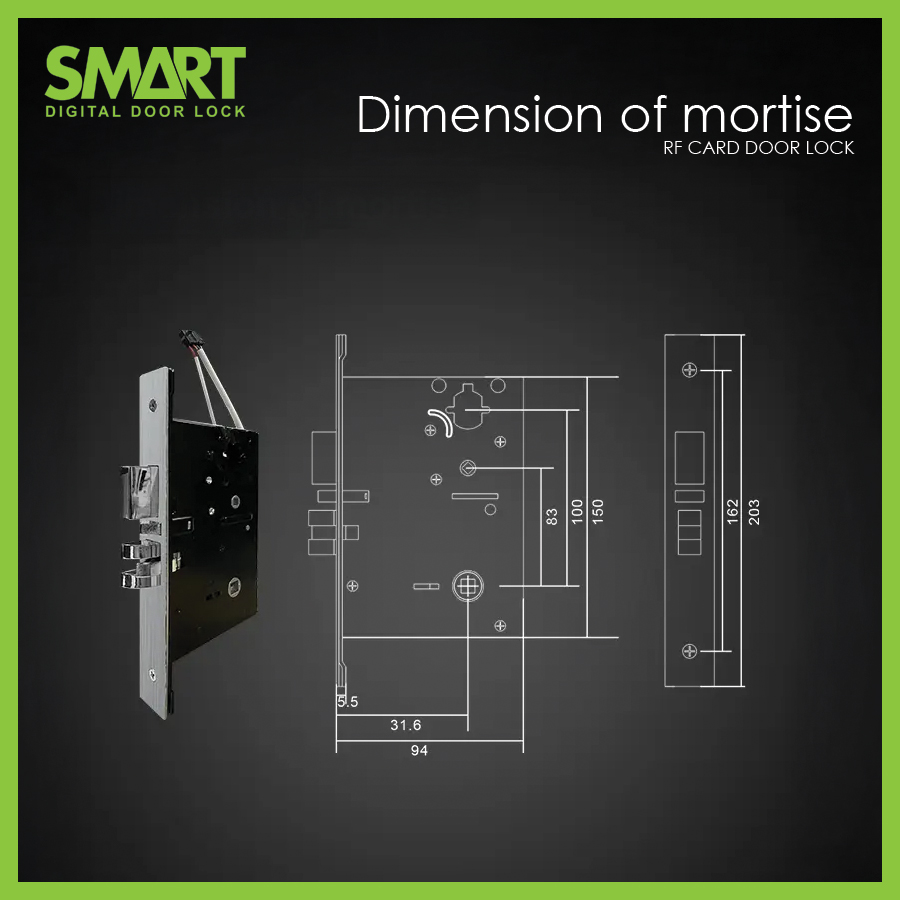 Smart Digital Hotel Lock รุ่น AH203 - Image 8