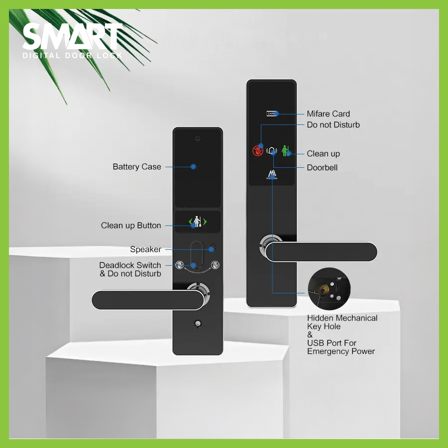 Smart Digital Hotel Lock รุ่น AH303DP - Image 4