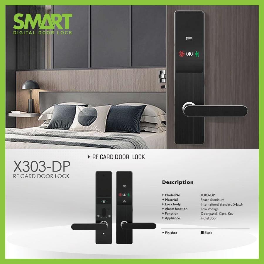 Smart Digital Hotel Lock รุ่น AH303DP - Image 5
