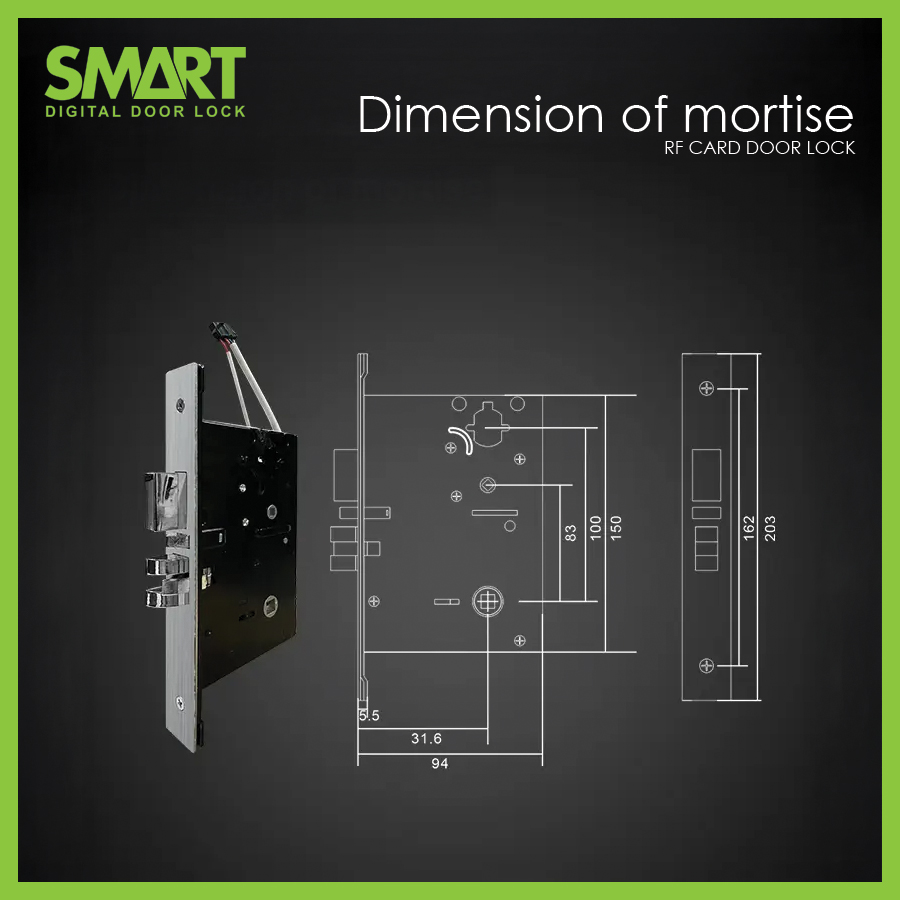 Smart Digital Hotel Lock รุ่น AH303 - Image 7
